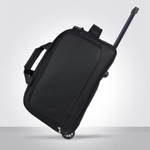 Unisex Black Evo Trolley Stewardess Cabin Boy Cloth Luggage Travel Bag