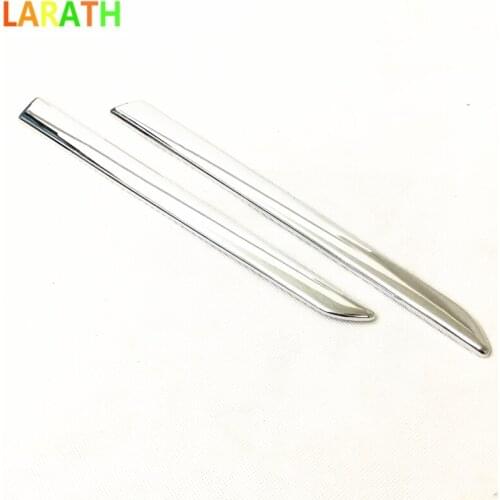 Top quality car side bumper corner protection trim frame ABS Chrome anti-rub cover panel For Honda CRV CR-V 2017 2018