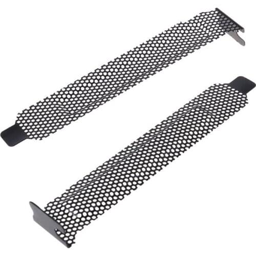 YYDS 5PCS Ventilation Deflector PCI Slot Cover Frame Chassis Bits Block Cooling Fan Dust Filter Ventilation PC Computer Case