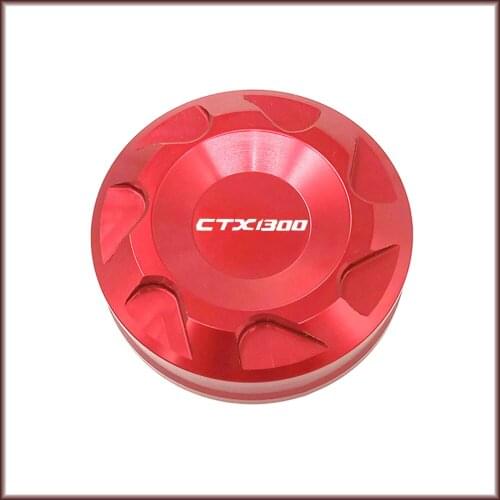 Rear Brake Fluid Reservoir Cover Cap Aluminum For Honda CTX1300 CTX 1300 2014 - 2017 2016 2015 Motorcycle Accessories