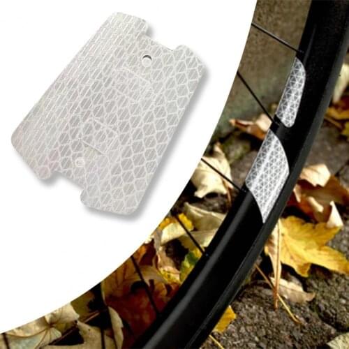 4Pcs Bikes Motorcycle Reflective Safety Stickers Self Adhesive Decals Decor