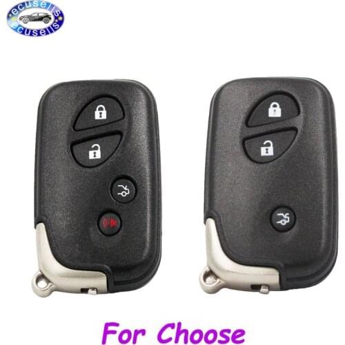 3 Button 3+1 Button Smart Remote Key Case Fob 4 Buttons Keyless Entry Shell Blank for LEXUS IS250 ES350 GS350 LS460 GS