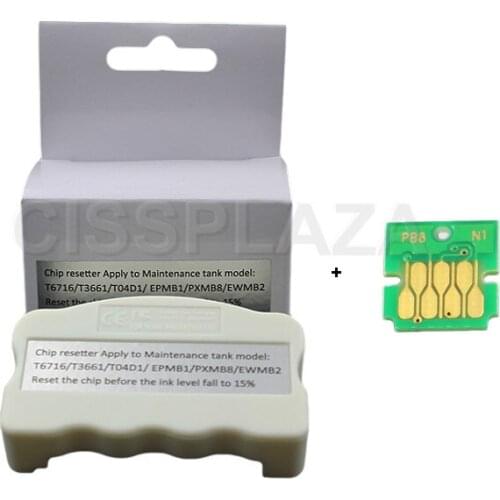 CISSPLAZA 1PC T6716 Waste Ink Maintenance Tank Resetter For epson WorkForce WF-C5210 WF-C5790 WF-C5710 WF-M5299 WF-M5799 ET-8700
