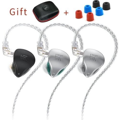 KZ AST 24 BA Units HIFI Earphones Balanced Armature DJ Monitor IEM Noise Cancelling Earbuds Headsets KZ AS16 ZAX ZSX ASX BA15 P2
