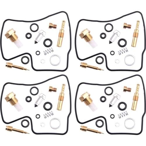 Beler 4sets Carburetor Repair Rebuild Kit Fit for Honda VFR700 VFR750 VF700C Magna 700 VF750C V45 Magna VF750F V45 Interceptor