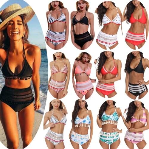Swimming Suit For Women Two-Piece Suits Swimwear Bikini Set Women Swimsuits Beach Clothing Clothes Summer Wire Free With Pad