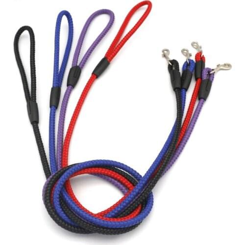 Fashion Leather Dog Leash for Small Medium Dogs Braided Leather Puppy Cat Pet Walking Leash Leads Pet Accessory