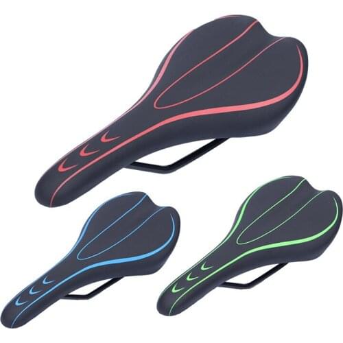 NEW Bicycle Saddle Ergonomic Design Road Bike Seat Mat Shock Absorption Soft Cozy Sponge Cycling Saddle Cushions Front Seat Mat