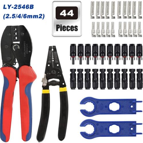 SOLAR TERMINAL CRIMP TOOL SET 2546B CRIMP PLIERS Hand tool set kits LY-2546B MC4 Solar Connectors Plier PRESS PLIERS
