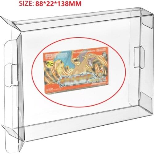 Ruitroliker 90pcs Carts Clear CIB Game Box Case Protector Sleeve for GBA Game Box Protector Japan version