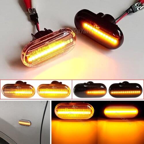 Side Marker Sequential LED Dynamic Blinker Turn Signal Light For Dacia Duster Dokker Lodgy Renault Megane Clio 1 ESPACE