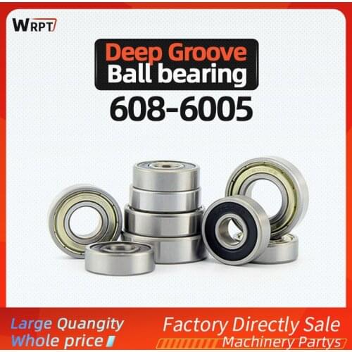 10/20/50/100PCS 304 stainless steel bearing 608 6000 6001 6002 6003 6004 6005 Z ZZ RS