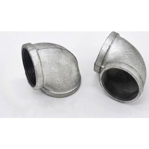 1pcs/Lot 1/2" Malleable Iron Pipe Fitting Elbows Equal 90 Degree Elbow High Quality Elbows Female*Female Elbows Equal 90 Degree