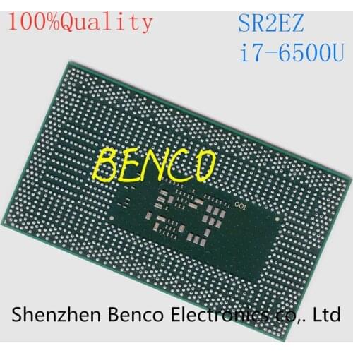 100%Test good product CPU Chip i7-6500U SR2EZ i7 6500U BGA Chips