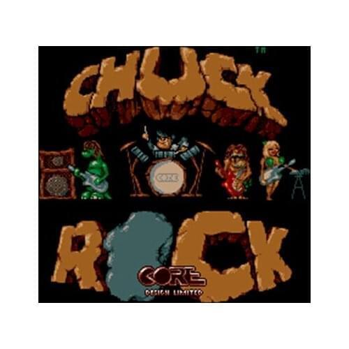 Chuck Rock USA Version 16 bit Big Gray Game Card For NTSC Game Player