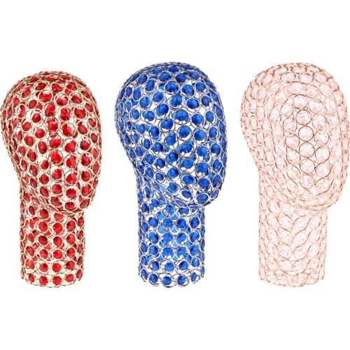 21 Inches Shiny Rhinestone Metal Mannequin Head Model Stand Manikin Wig Jewelries Hat Display Holder Rack