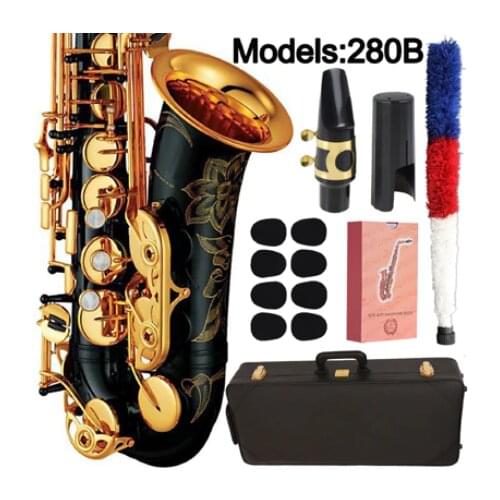 MFC Saxophone Alto 280 Professional Alto Sax Custom 280 Series High Saxophone Black Lacquer With Mouthpiece Reeds Neck Case