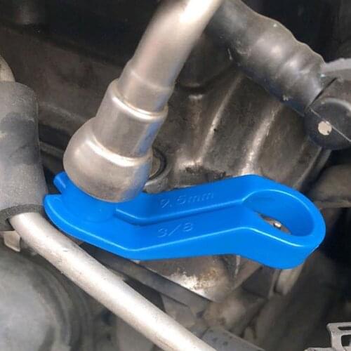 7 Pcs Car AC Fuel Line Dssconnect Tools Air Condition Oil Pipe Disassembly Tool Angled 1/4-7/8 Inch Hands Repair Set Universal