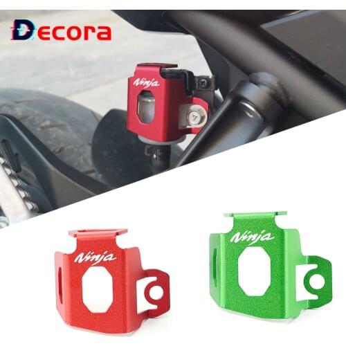 For Kawasaki NINJA 400 250 300 650 NINJA400 NINJA650 NINJA300 New Motorcycle Rear Brake Fluid Reservoir Guard Cover Protection