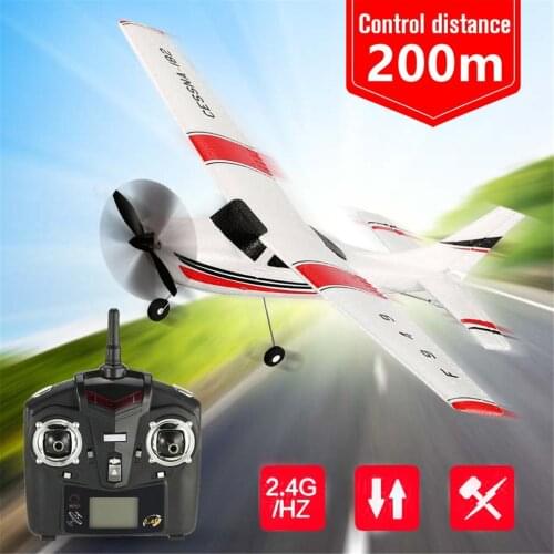 F949S Upgraded Version Remote Control Fixed Wing Single Electric Version 3Ch 2.4G Cessna 182 Micro Rc Airplane