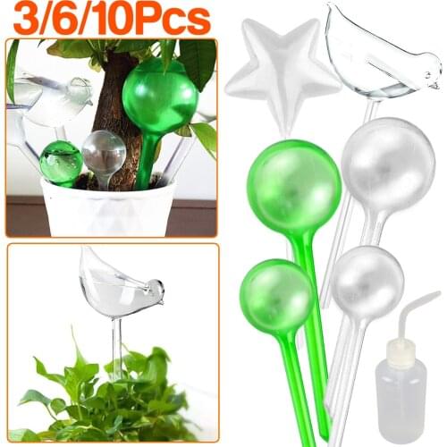 3/6/10 Pcs Automatic Plant Watering Bulb Self Watering Device Houseplant Plant Pot Bulb Globe Garden Watering System for Plant