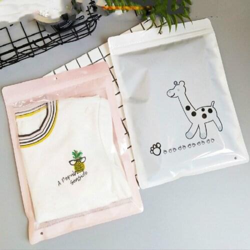 100pcs Childrens clothing leggings tights packing plastic bags towel scarf tablecloth transparent ziplock bag with window