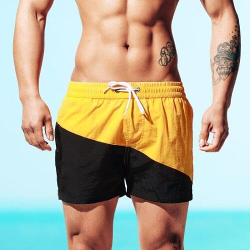 Summer leiure loose beach shorts swimsuits vacation board surfing swimming trunk boxer men swimwear sunga shorts