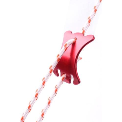 Multifunctional large turtle arc rope winder anti-slide tightening buckle outdoor tent accessories double hole wind