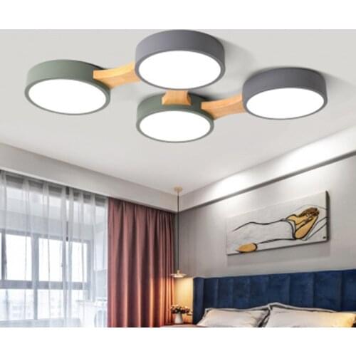 Nordic led ceiling lamp master bedroom lamp modern minimalist creative living room lighting new study childrens room lamp