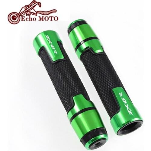 NEW high quality For KAWASAKI ZX-6R ZX6R ZX 6R CNC Aluminum 7/8"22mm Universal Motorcycle handle Grips bar