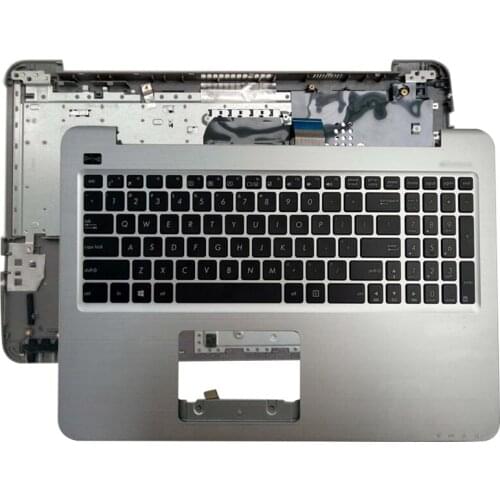 NEW Laptop Palmrest Upper Case US Keyboard for Asus X556 FL5900U A556U K556UA X556UA F556U VM591U V556U Silver