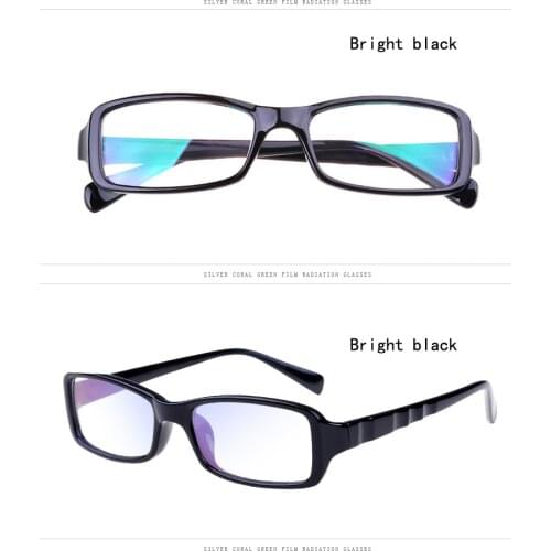 Blue light blocking glasses with green film anti-computer radiation,anti-UV,block blue light for digital products unisex