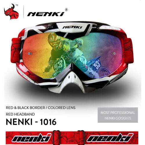 NENKI Motocross Glasses Moto Men Women Motorcycle Glasses Helmet Off-Road Motocross Goggles MX BMX DH MTB Eyewear