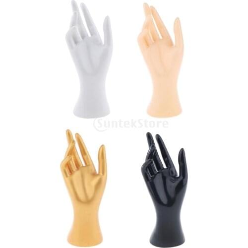 Fashion Jewelry Display Stand Earrings Creative Mannequin Hand Necklace Bracelet Jewelry Storage Holder Organizer Display Rack