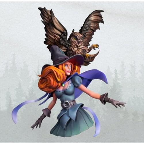 Self-assembled New Unassembled 1/12 ANCIENT WOMAN WARRIOR BUST Resin Figure Unpainted Model Kit