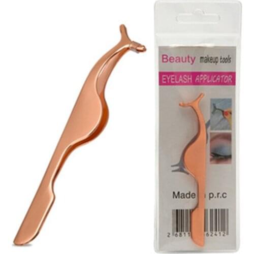 3Pcs Stainless Steel Eyelash Curler Extension Applicator Remover Clip False Eyelashes Aid Tweezer Nipper Makeup Beauty Tool