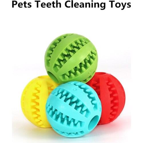 BEI Pet dogs chew toy silicone toy dog molars ball bite resistant cleaning leakage food ball chew dog bite Accompany play toys