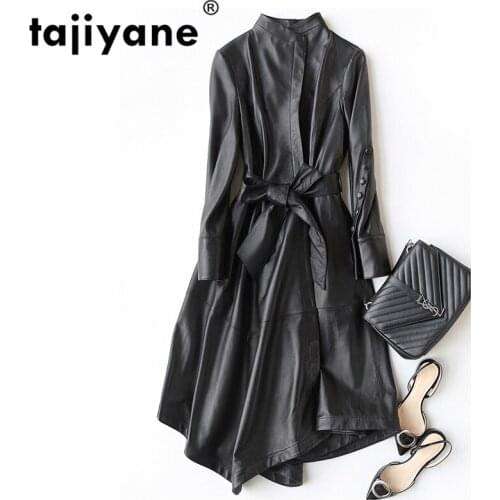 Tajiyane 100% Genuine Leather Jacket Women Winter Jackets 2021 Korean Natural Sheepskin Coat Female Real Leather Windbreaker LW
