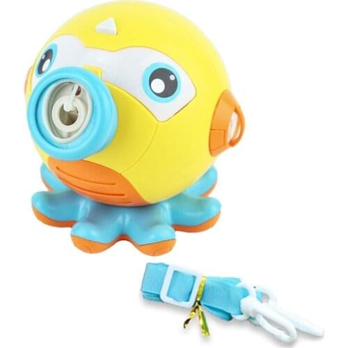 1PC Summer Toy Outdoor Game Octopus Bubble Machine Realistic Bubble Toy with Light & Sound Outdoor Gift for Toddler 69HE