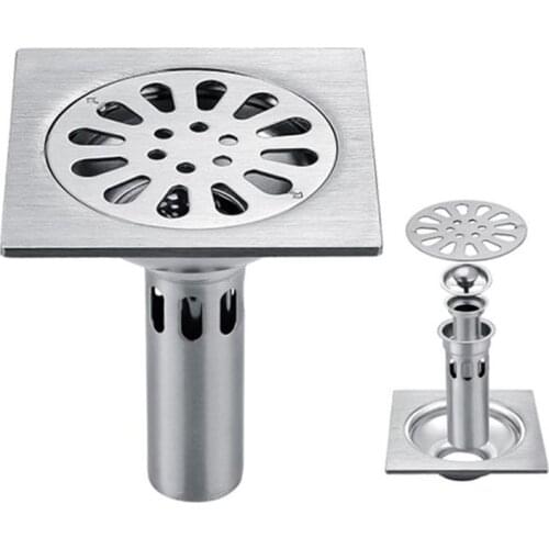 1PC Smell Proof Shower Floor Siphon Drain Cover Sink Strainer Bathroom Plug Trap Water Drain Filter Kitchen Sink Accessories