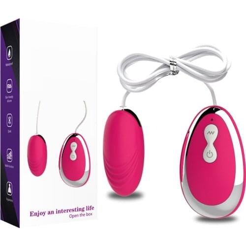 20 Speed Powerful Vibrating Egg Remote Control Vibrator Bullet Silicone Massage Ball Clitori Stimulator Erotic Sex Toy for Women