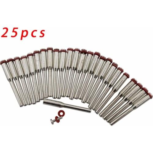 25pcs Rotary Mandrel Dremel accessory for Dremel Rotary Tools suit for Reinforced Cut-Off Disc connecting shank