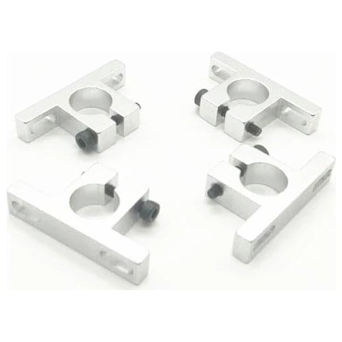 4 stücke T Aluminium Legierung Rohr Klemme Motor Mount für Quad & HexaCopter 12mm/14mm Carbon fiber rohr