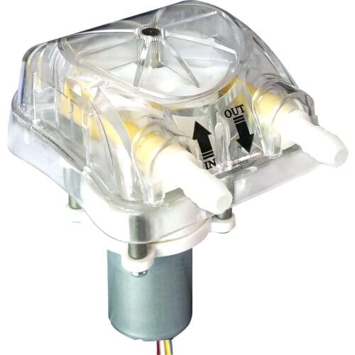 50-400ml/min Adjustable, Honlite 24V Brushless Peristaltic Pump with Exchangeable Pump Head and PharMed Peristaltic Tube