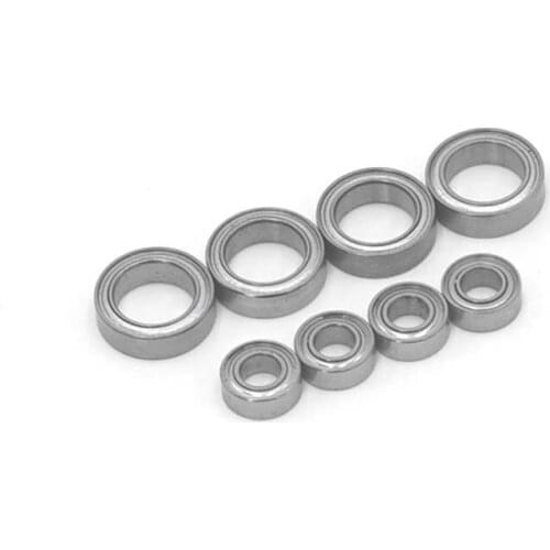 8Pcs Ball Bearings 4X8X3mm 8X12X3.5mm for HSP Himoto E18 WLtoys 1/18 RC Car Spare Parts A949 A959 A969 A979 A959-B A949-33 A949