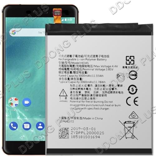 HE345 Battery For Nokia 6.1 2018 TA-1043 TA-1045 TA-1089 Battery Replacement Repair Part