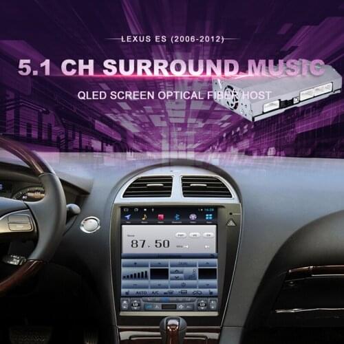 Car DVD For Lexus ES (2006-2012) Car Radio Multimedia Video Player Navigation GPS Android 10.0 Double Din Car DVD F