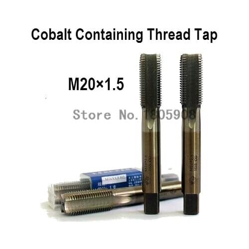 Free Shipping 1PCS TG M20*1.5 containing cobalt HSS machine taps straight fluted tap special stainless steel screw tap ,Thread T