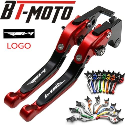CNC Motorcycle Adjustable Folding Brake Clutch Levers for Aprilia RSV4/RSV4 FACTORY 2009 2010 2011 2012-2014 2015 2016 2017 2018