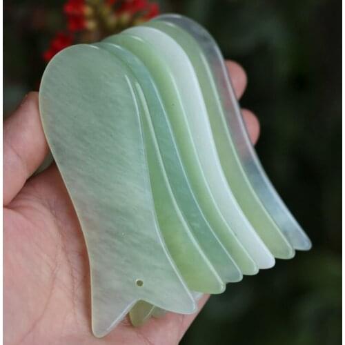 CX Natural Jade Scrapping Plate Eye Muscle-Poking Stick Facial Beauty Massage Board